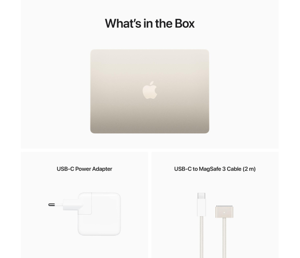 APPLE MacBook Air M2 8-core CPU/8-core GPU/256GB SSD/13,6"/Starlight MLY13ZE/A - 1047373 - zdjęcie 11